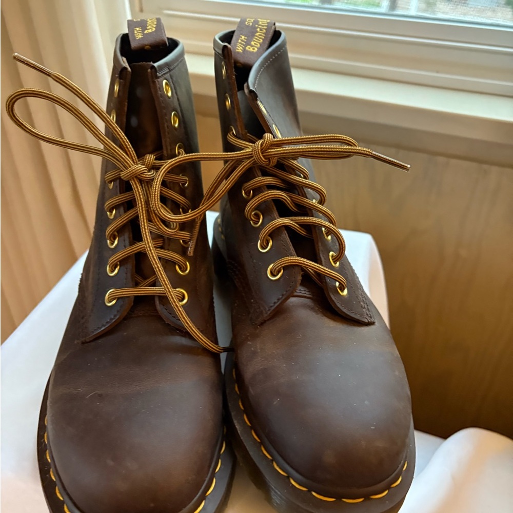 DrMartens 1460 Crazy Horse Lace Up Boots
In Brown - Picture 5 of 6